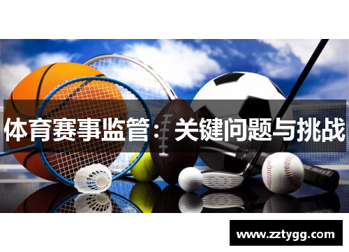 体育赛事监管：关键问题与挑战